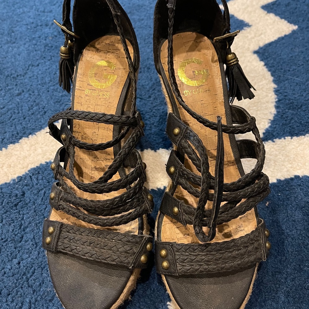 Black guess espadrilles